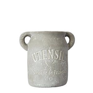 French Farm House Ceramic Kitchen Utensil Holder